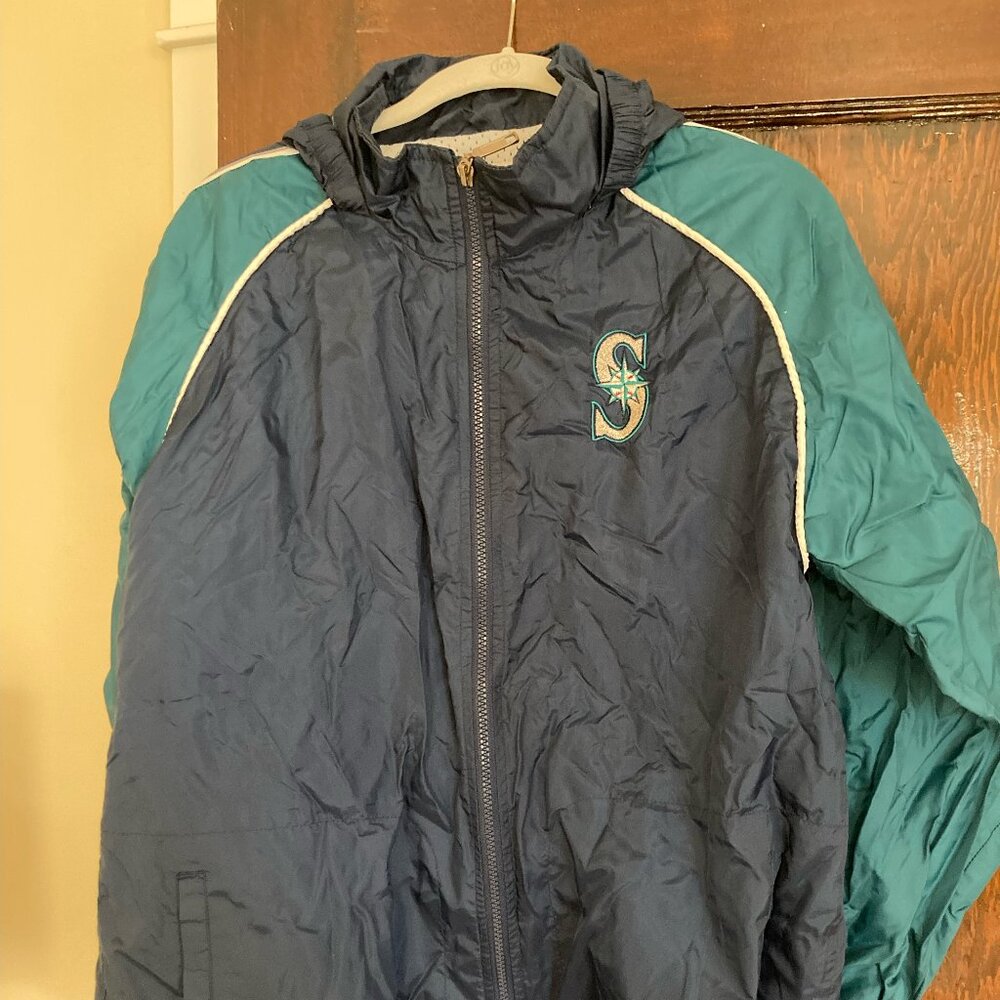 90s and Y2K Seattle Mariners Starter Wind Breaker Size L